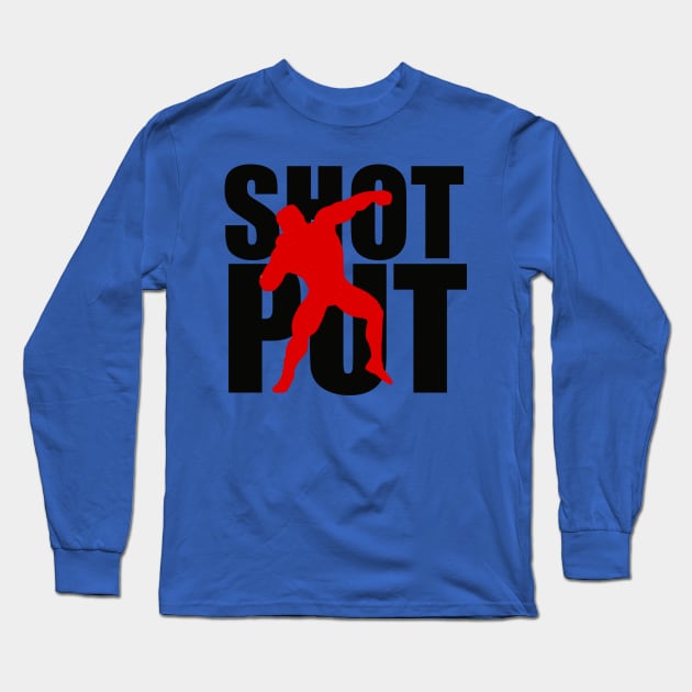 SHOT PUT Long Sleeve T-Shirt by Athletics Inc